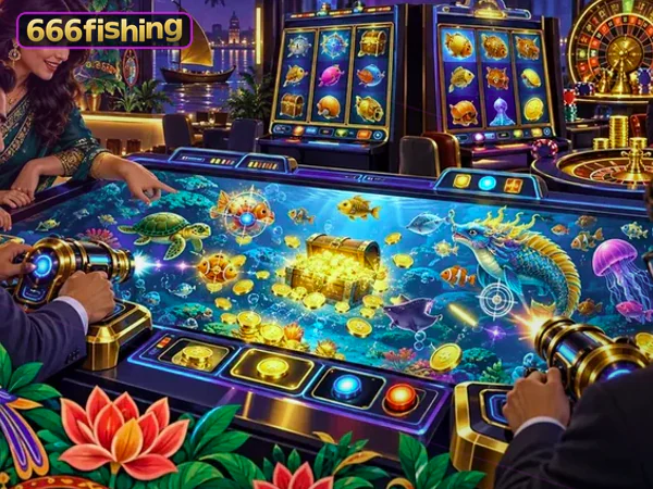 Fishing Disco ငါးဖမ်းဂိမ်း မြင်ကွင်းပုံ ၁